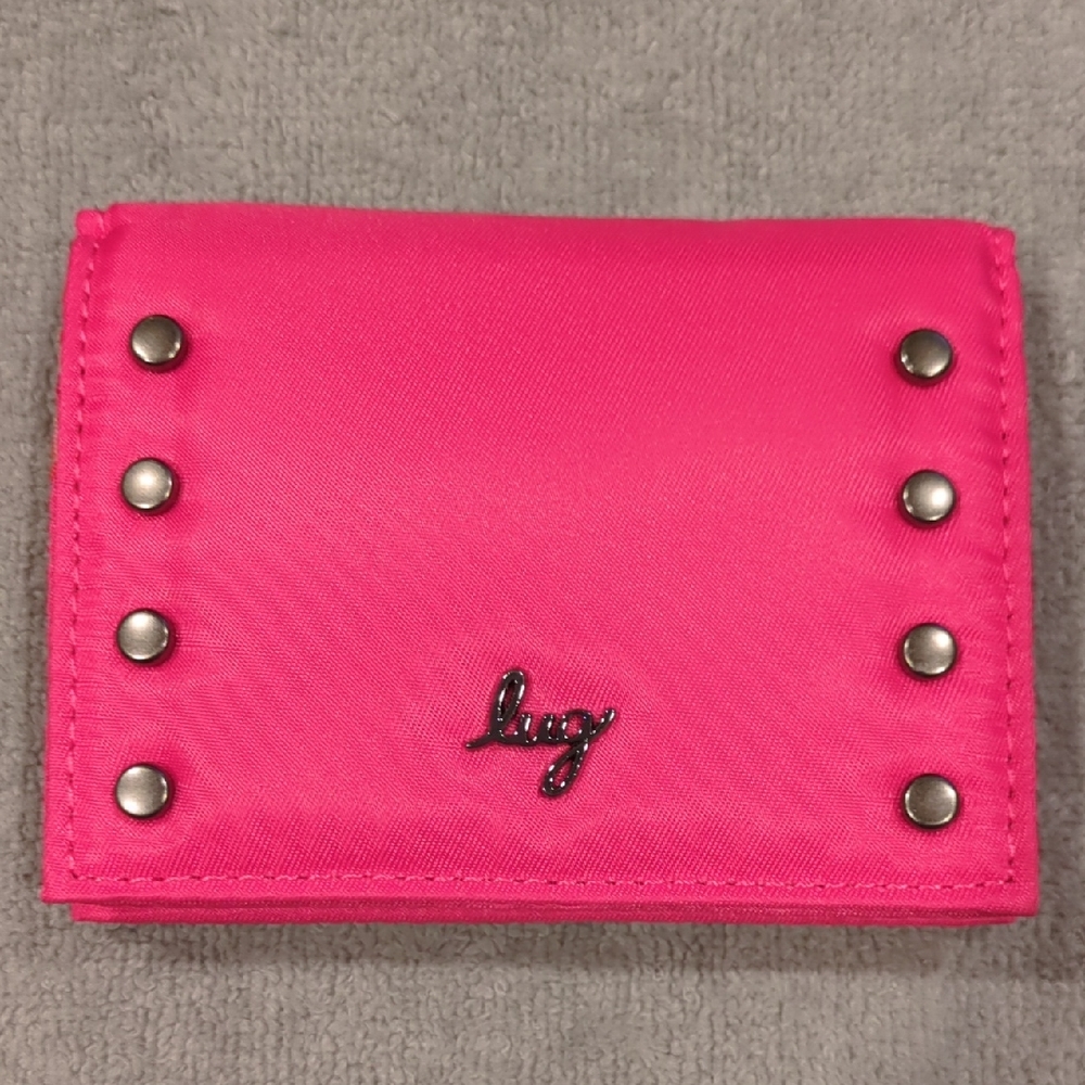Lug walkover Hot Pink Studded Key & Card Holder